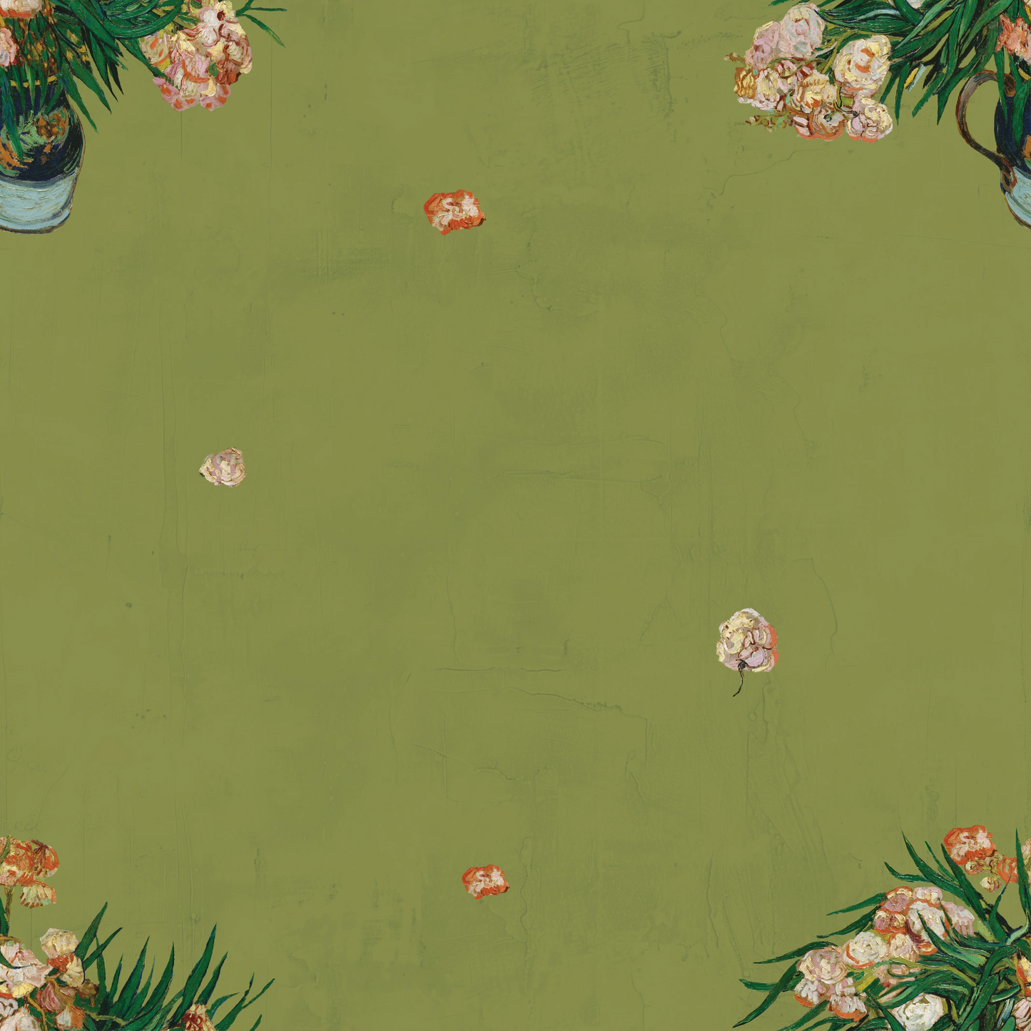 Van Gogh's Flowers Green