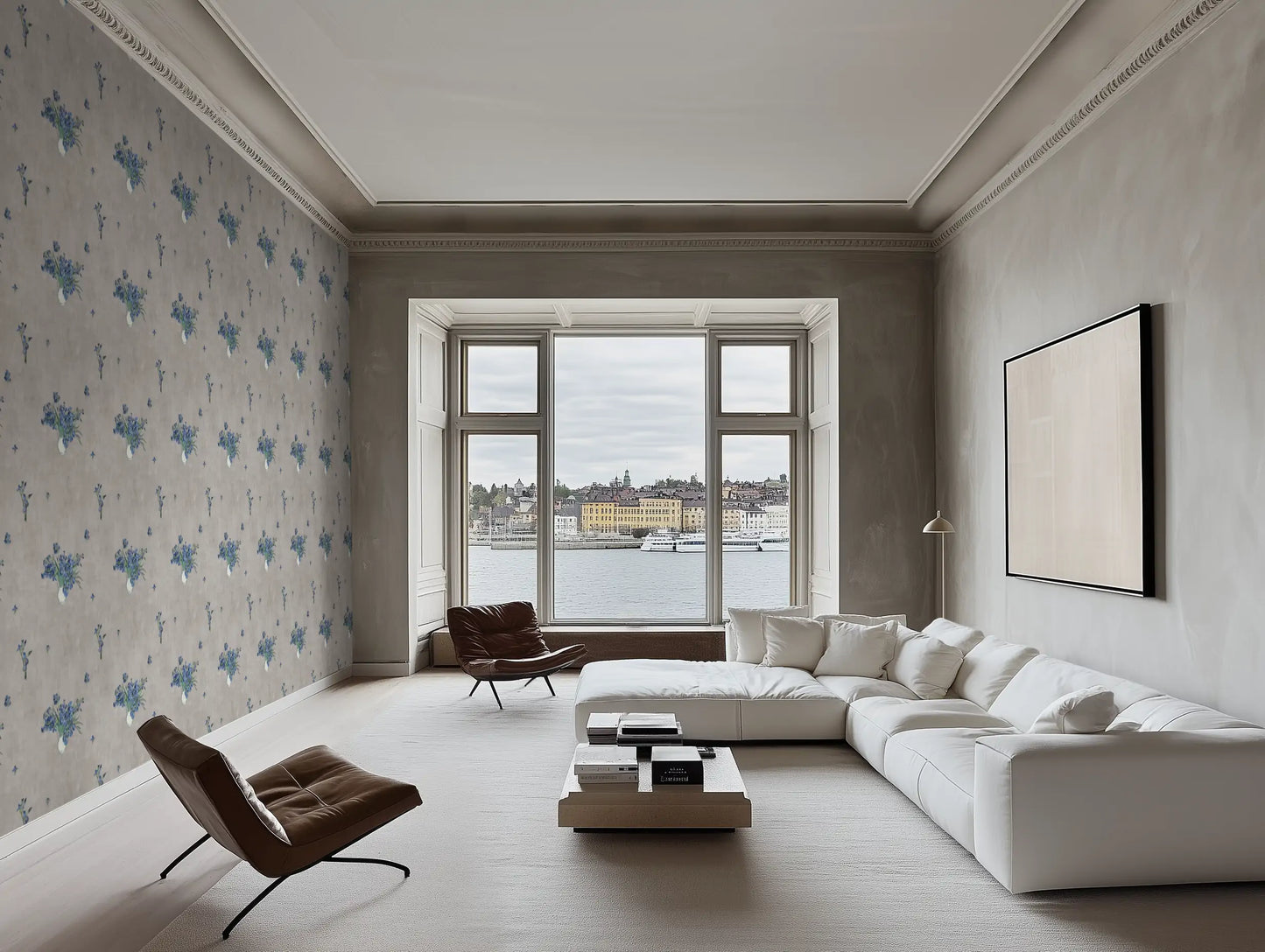 Van Gogh's Flowers Blue