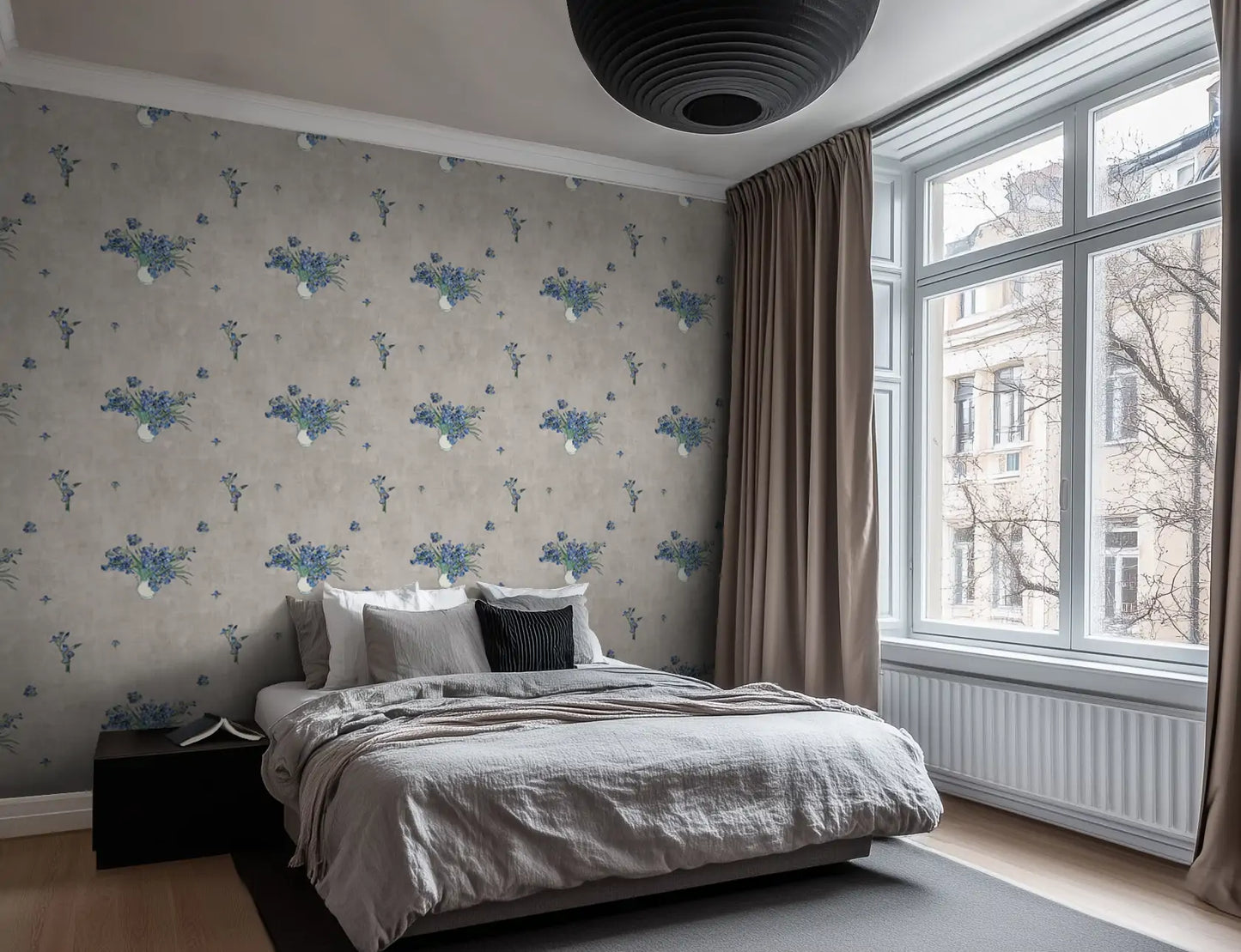 Van Gogh's Flowers Blue