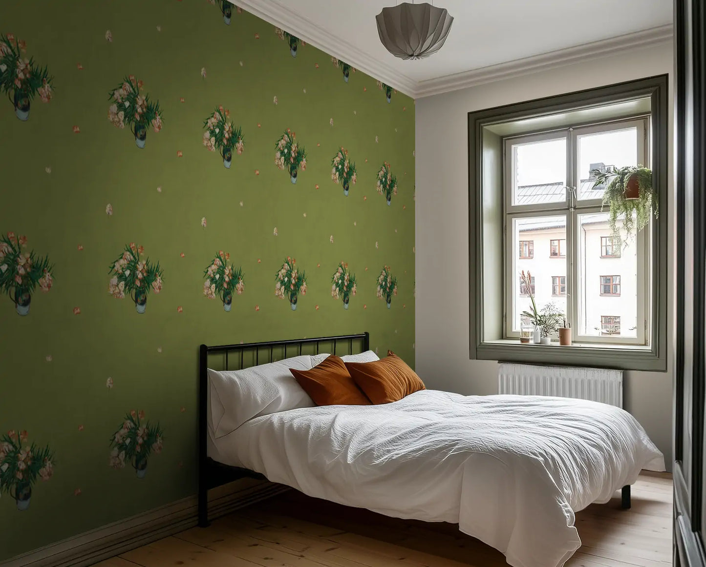 Van Gogh's Flowers Green