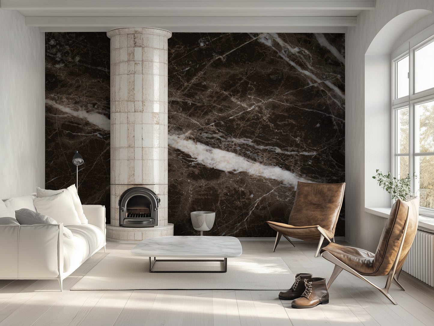 Noir Strata Black Marble