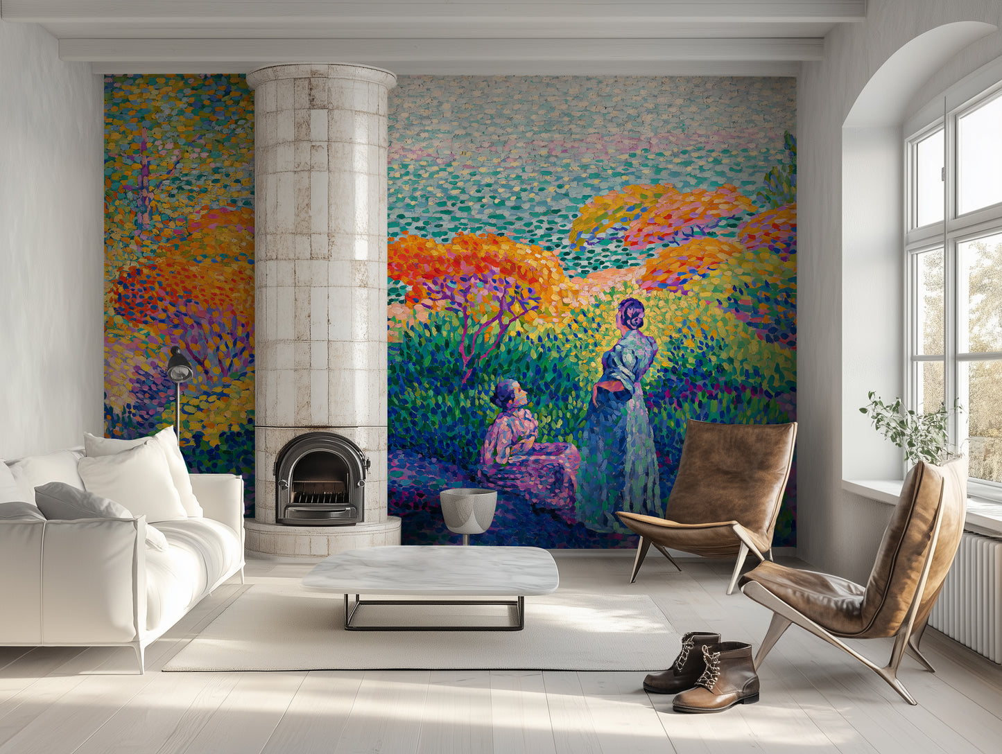 Two Women by the Shore – Cross