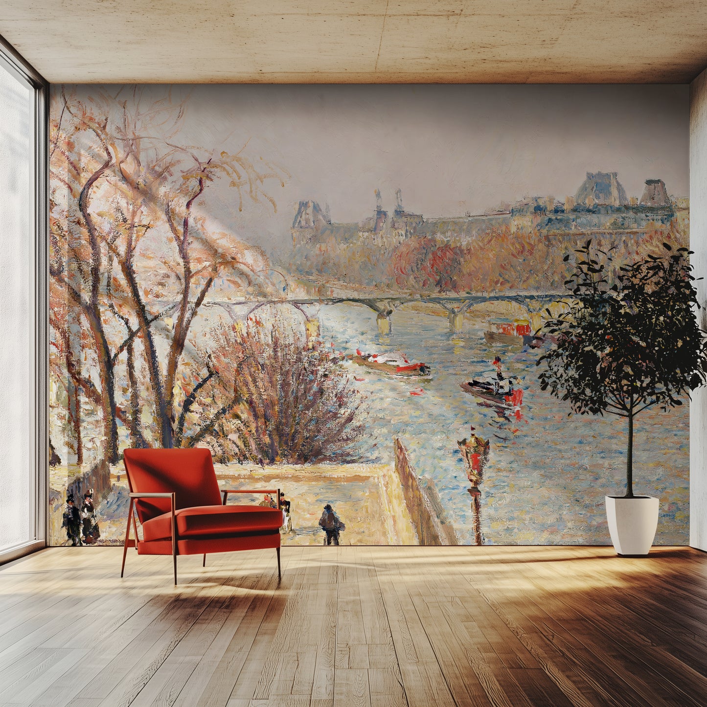 The Louvre - Pissarro