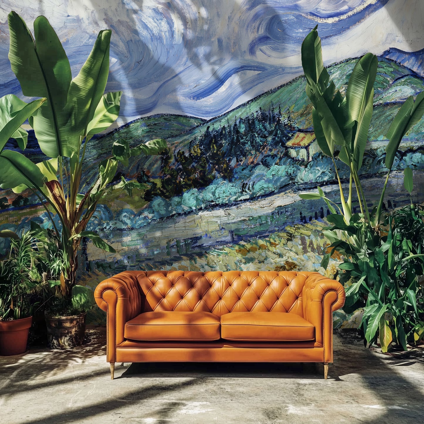 Mountain Landscape  –  Van Gogh