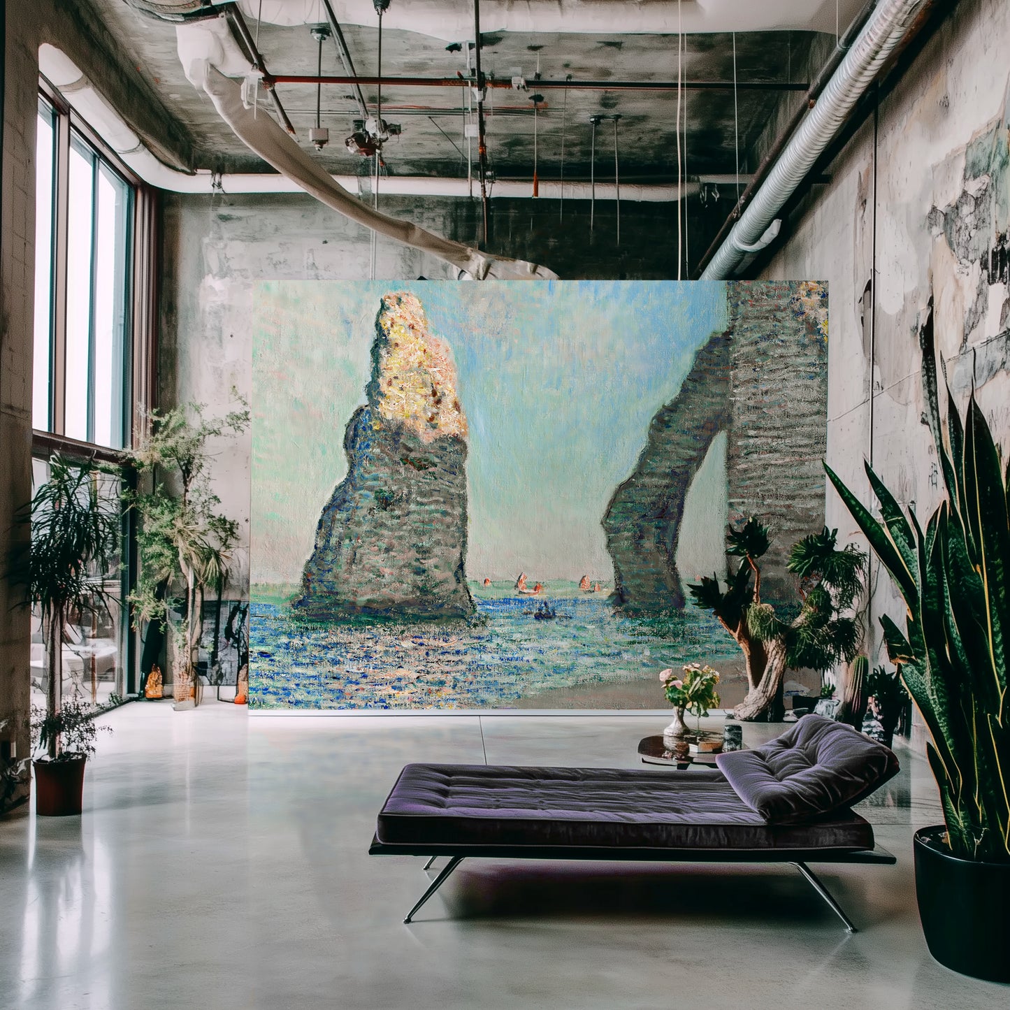 The Cliffs at Étretat – Monet