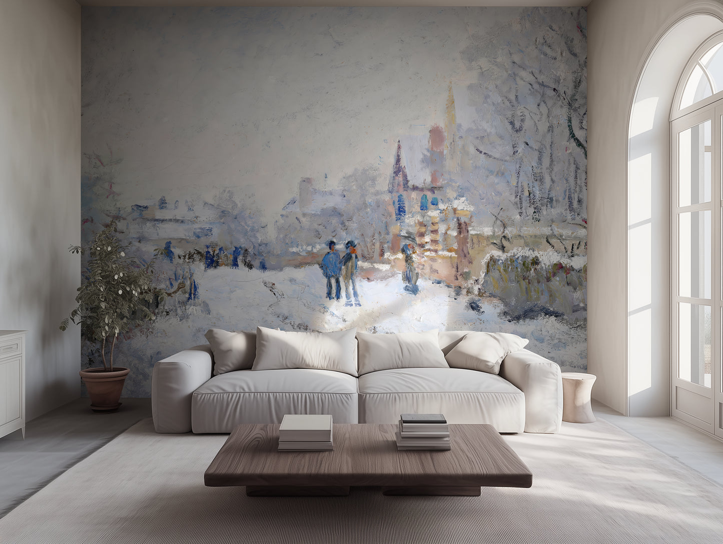 Snow at Argenteuil – Monet