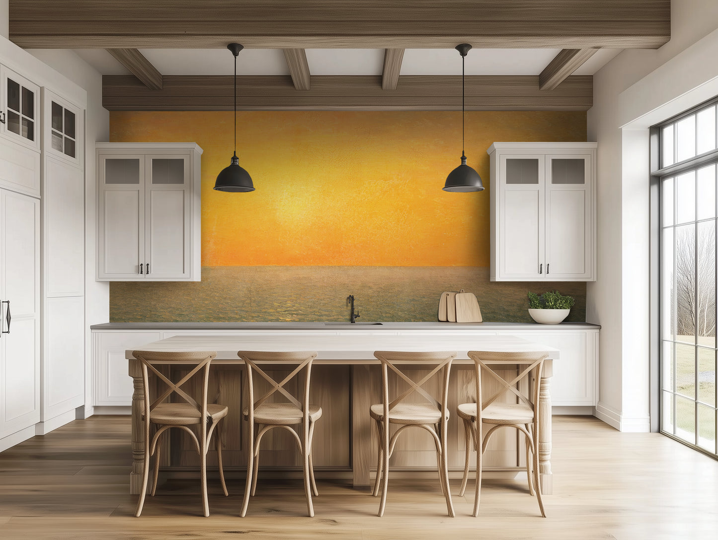 Sunset on the Sea –  Kensett