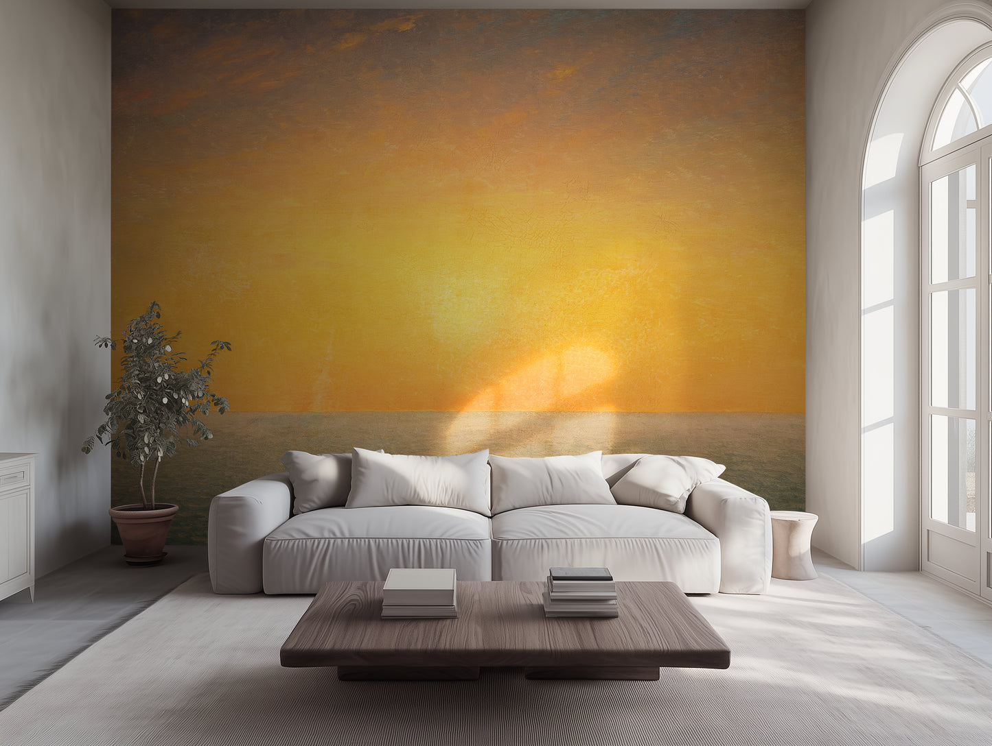 Sunset on the Sea –  Kensett