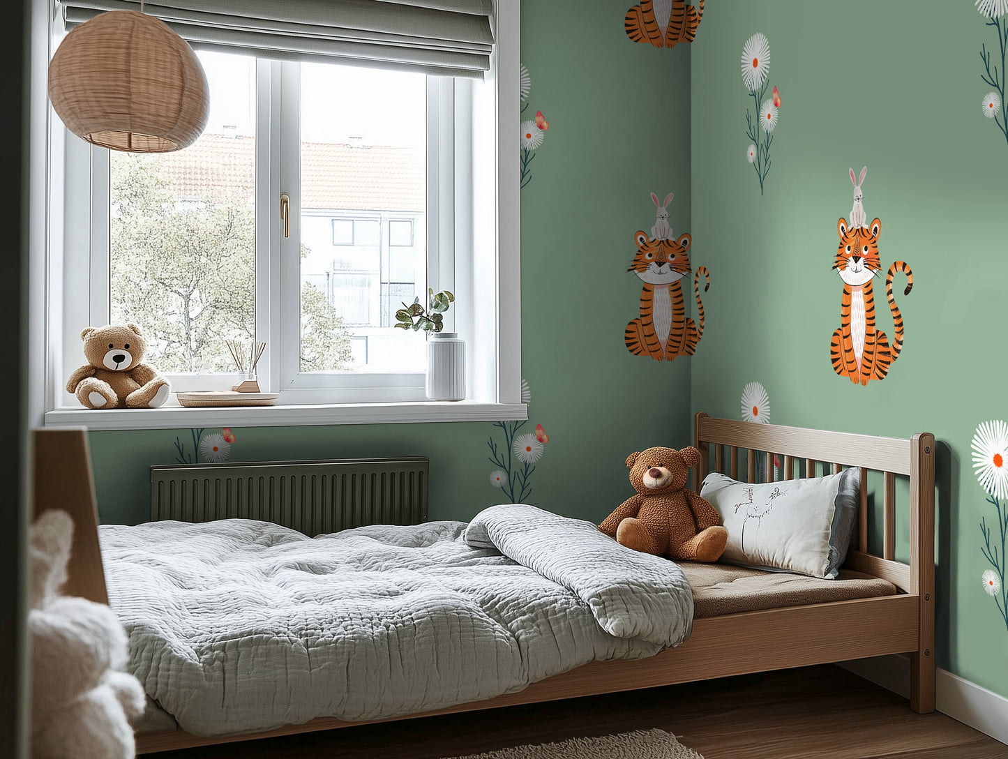 The Tiger and The Hare - Garden Green