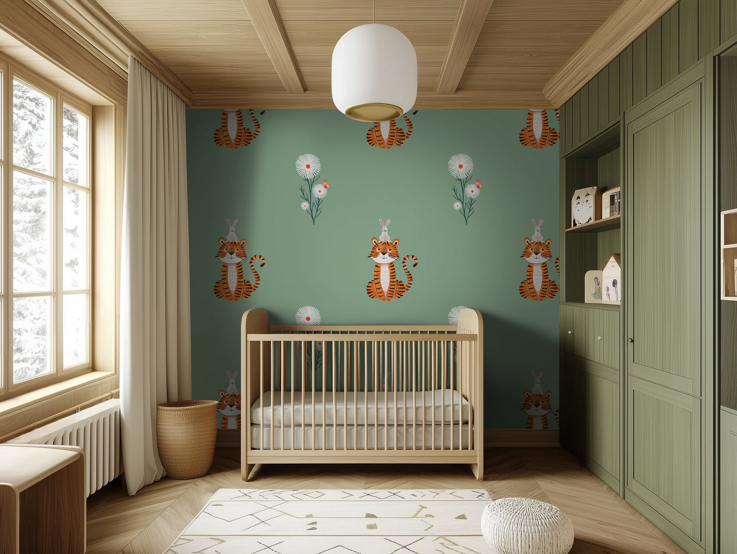 The Tiger and The Hare - Garden Green