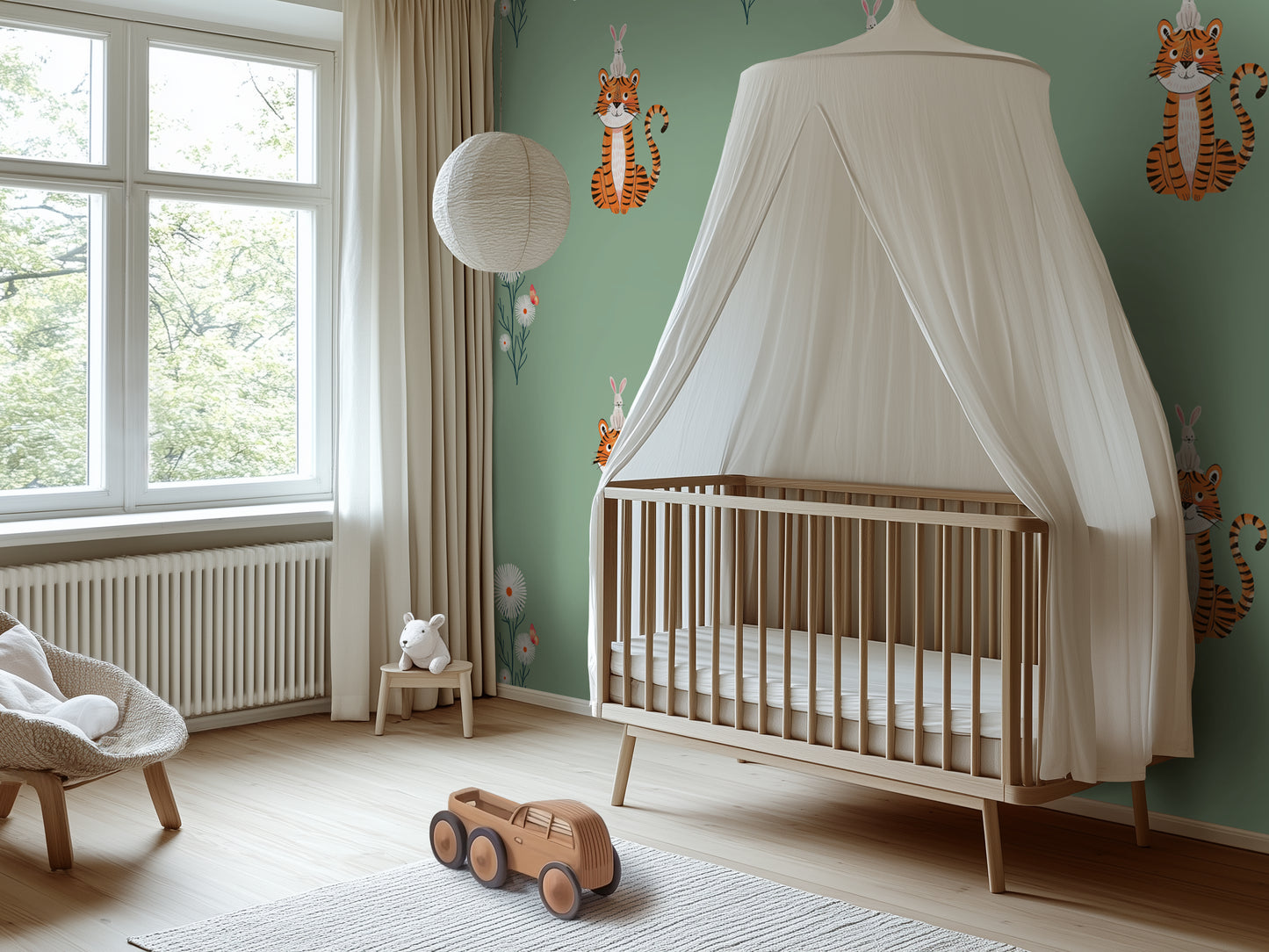 The Tiger and The Hare - Garden Green