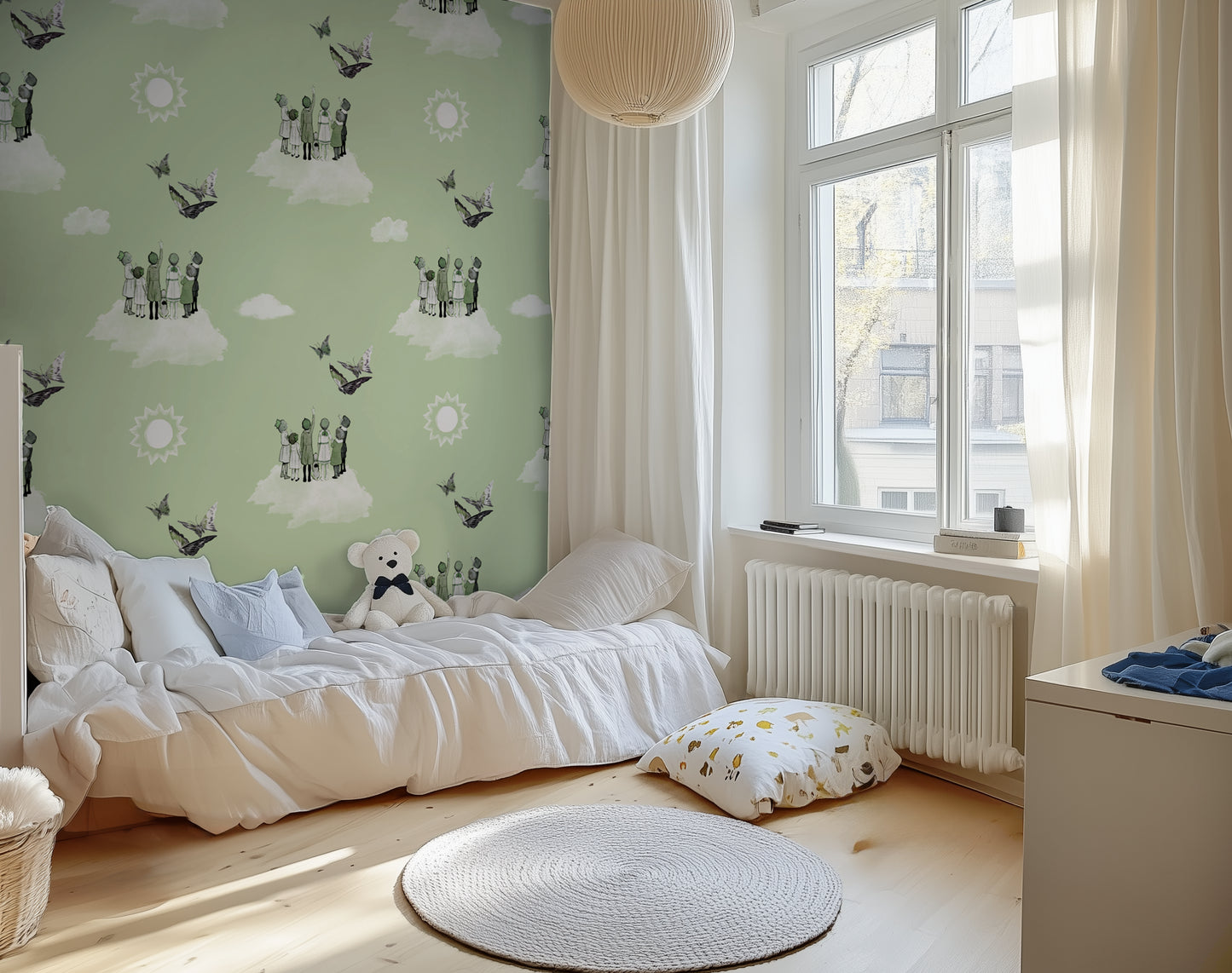 Cloud Watchers – Mint Green