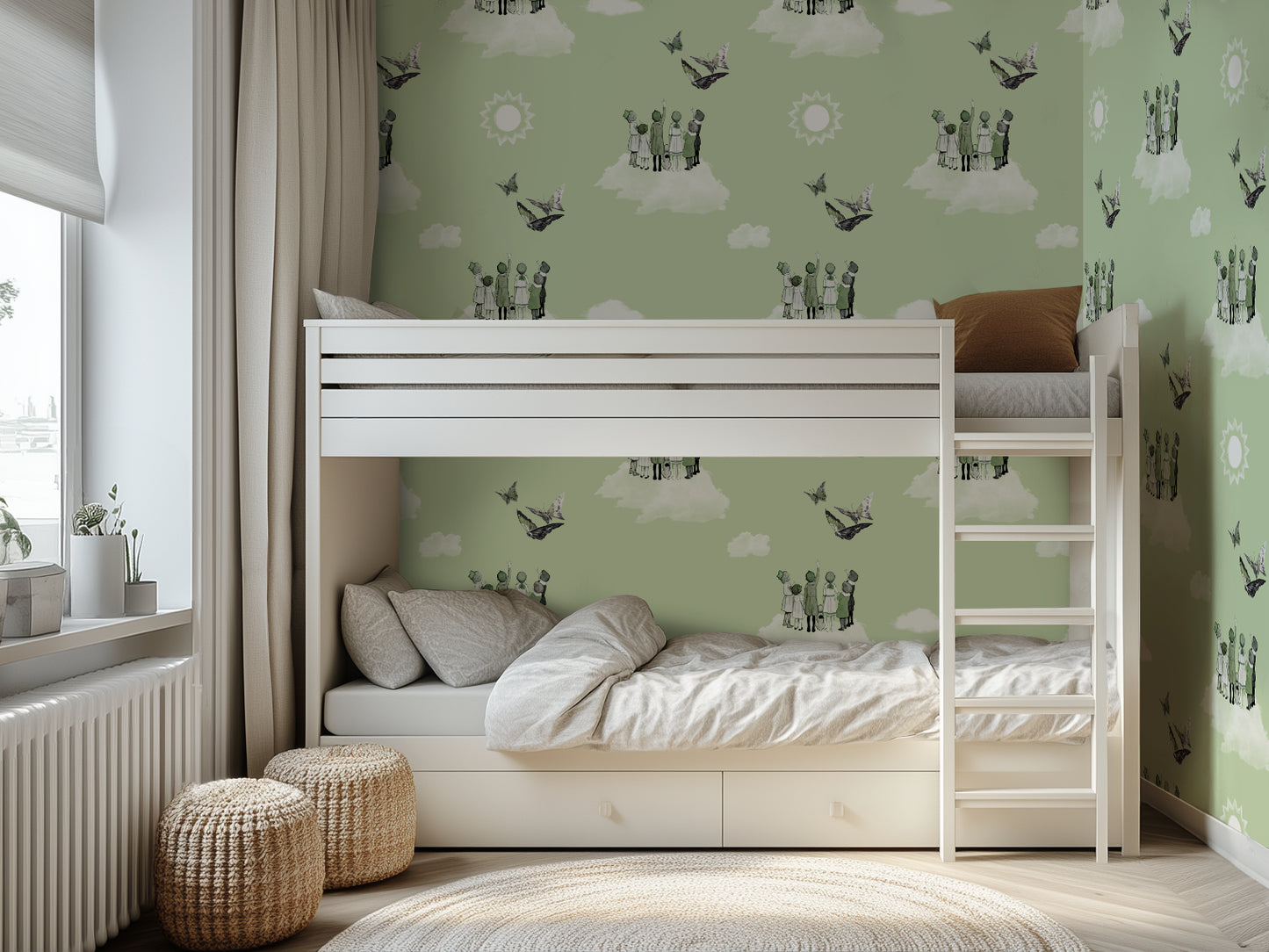 Cloud Watchers – Mint Green