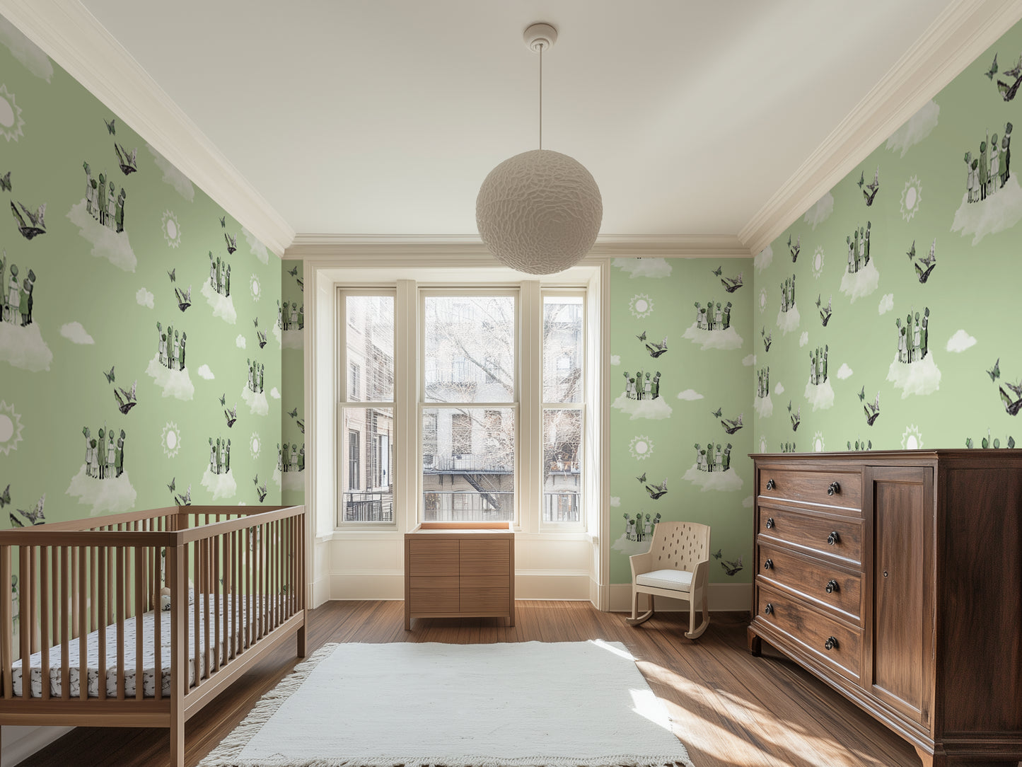 Cloud Watchers – Mint Green