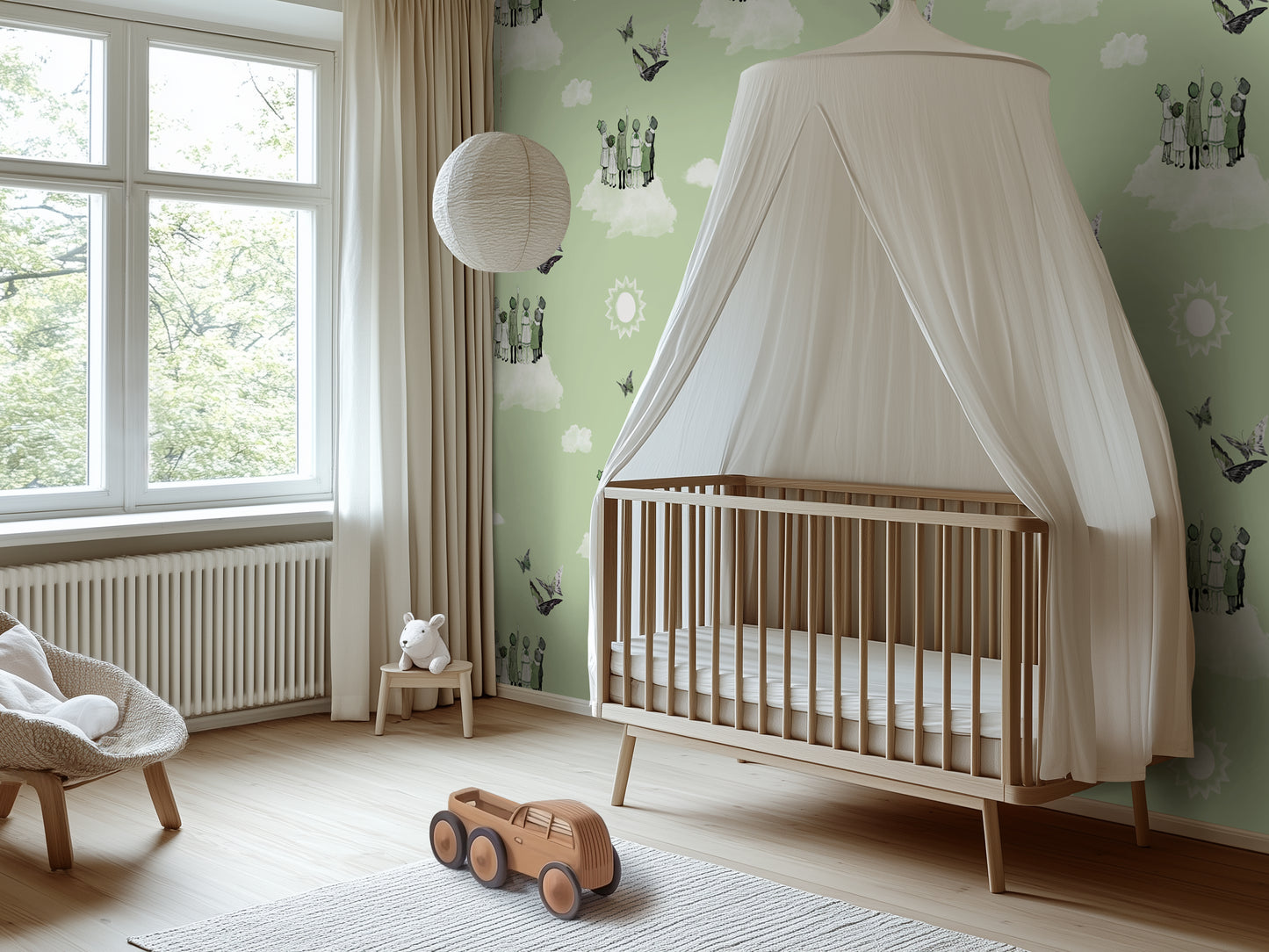 Cloud Watchers – Mint Green