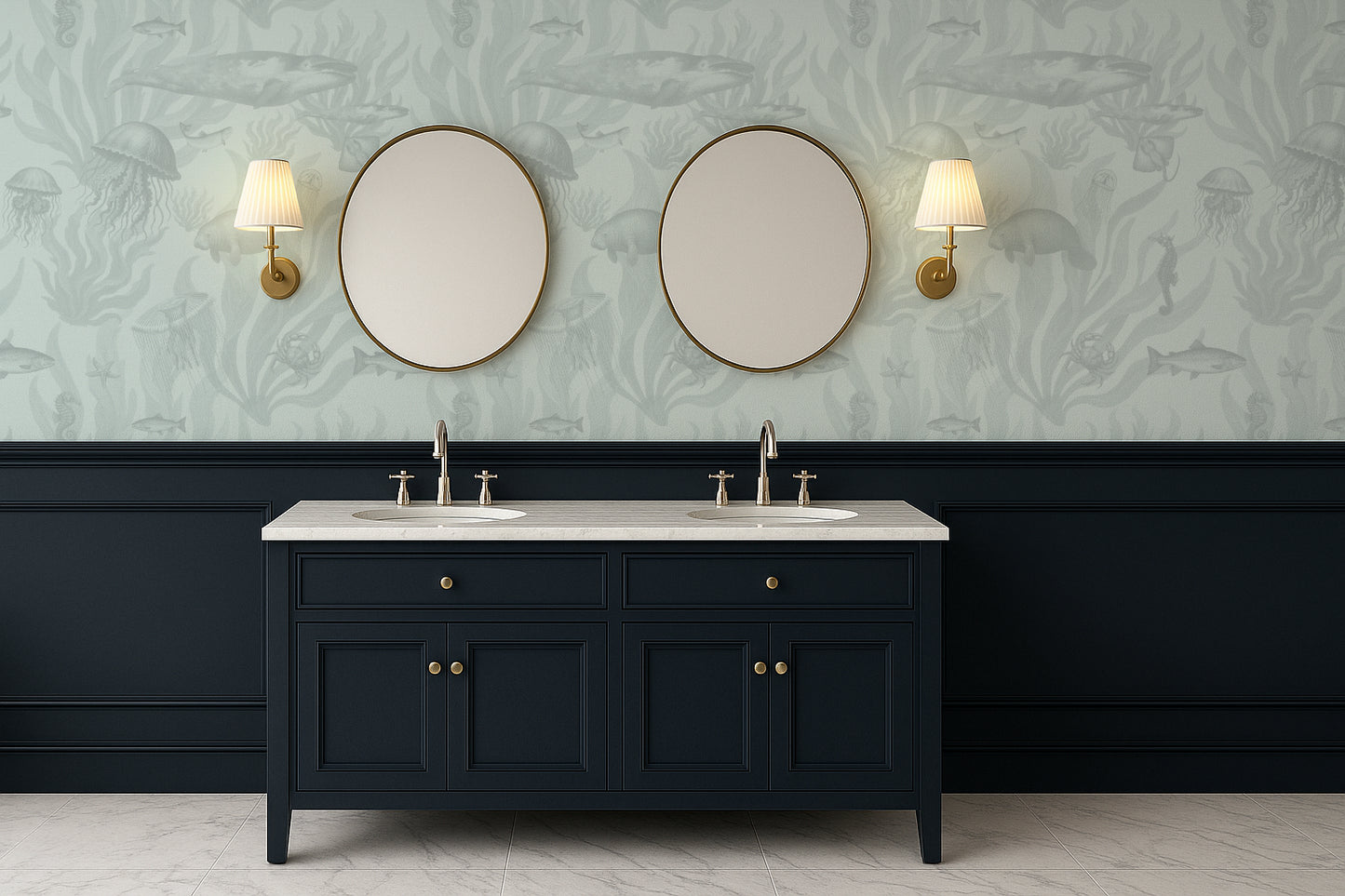 Tidepool Reverie - Seafoam Blue