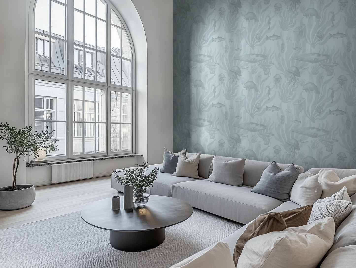 Tidepool Reverie - Seafoam Blue