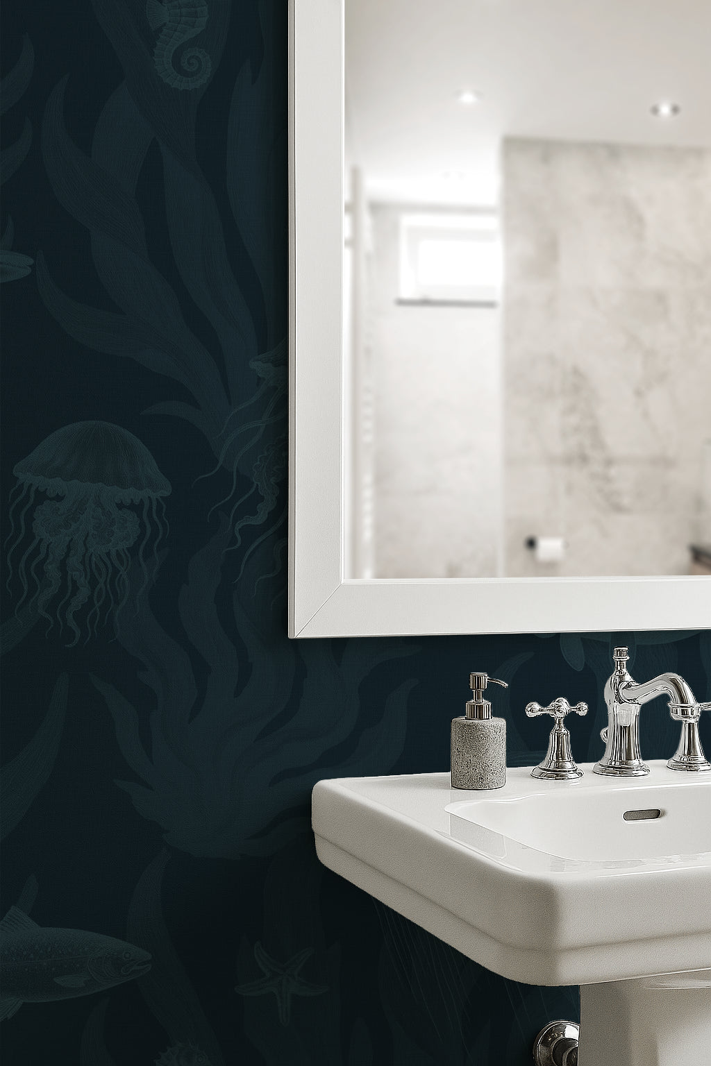 Tidepool Reverie - Navy