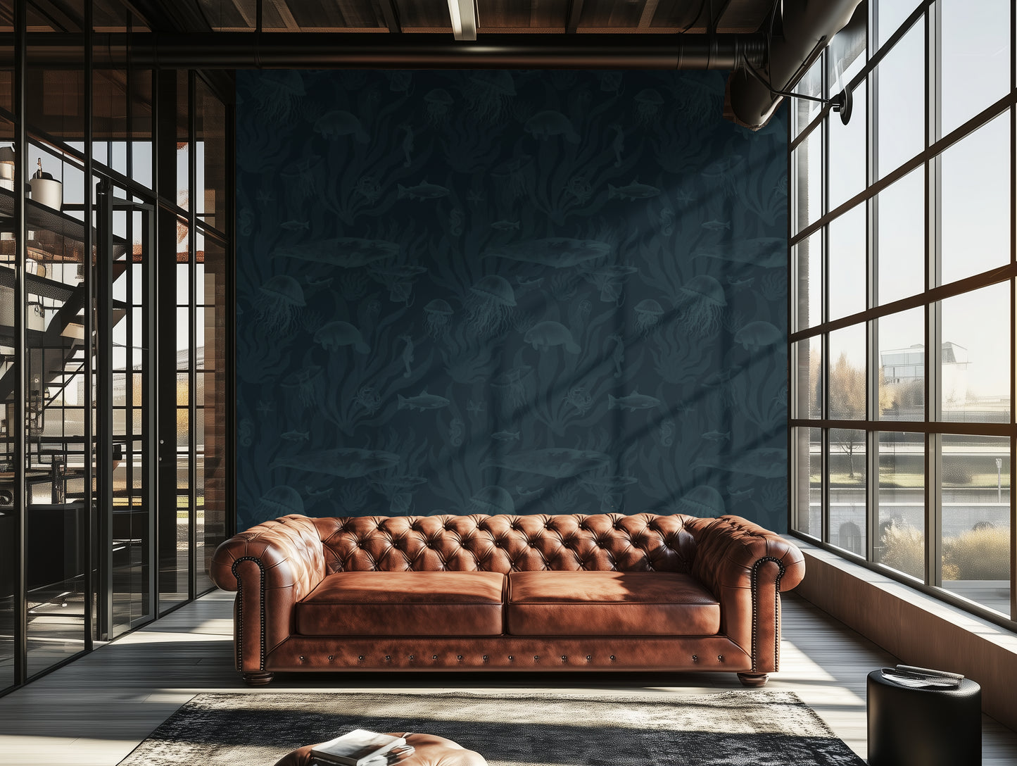 Tidepool Reverie - Navy