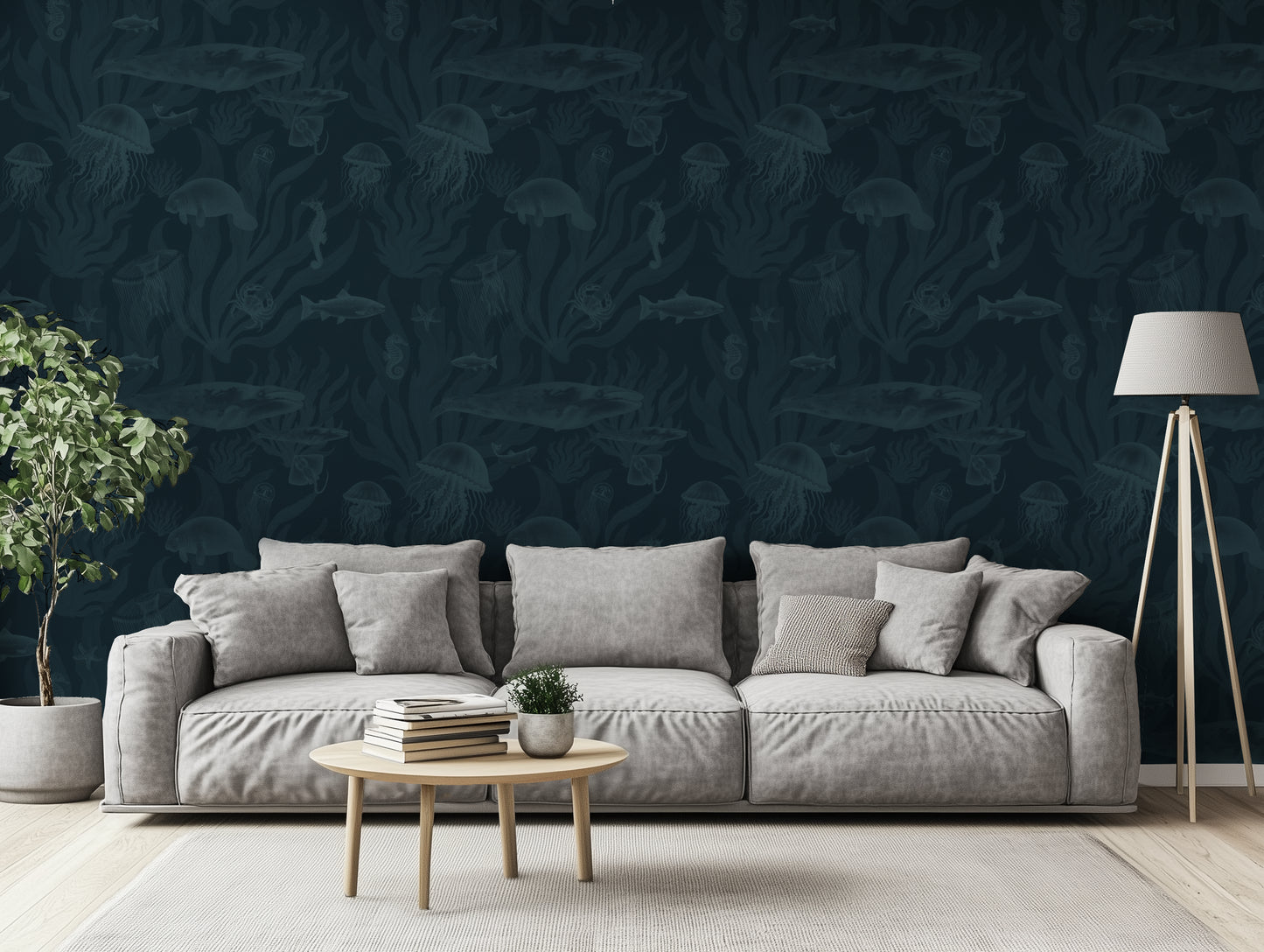 Tidepool Reverie - Navy