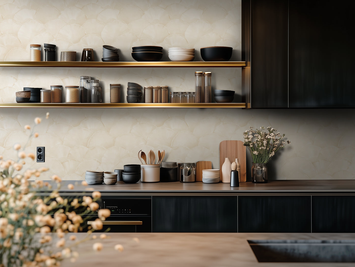 Shoreline Fan - Champagne