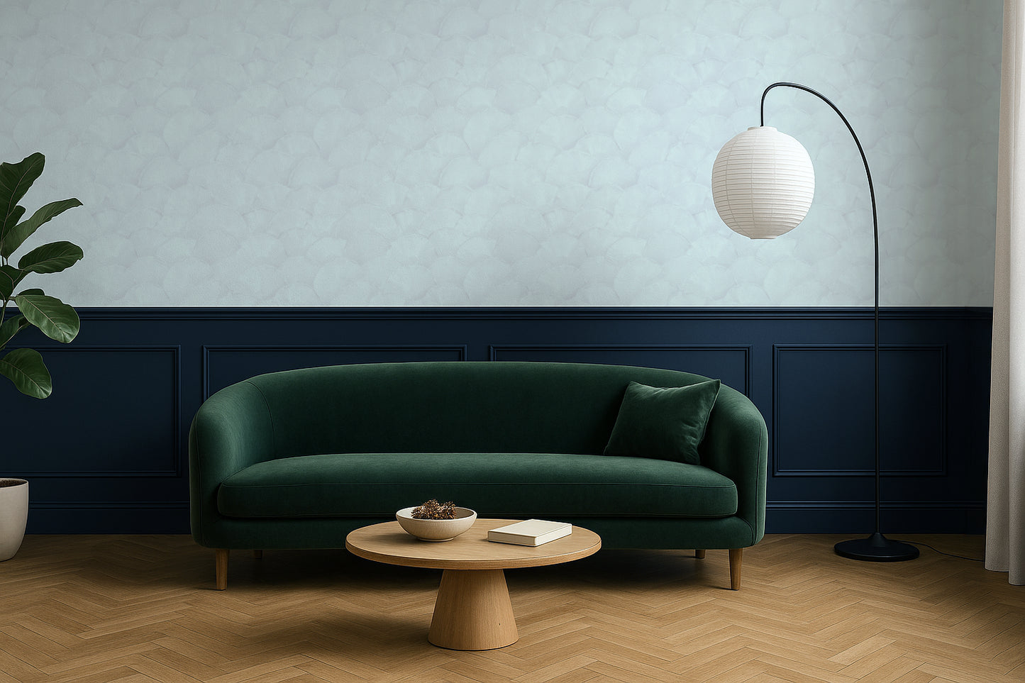 Shoreline Fan - Pearl Blue