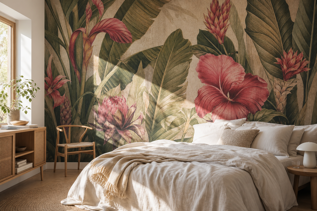 Floral walls, custom-fitted to every centimeter you own