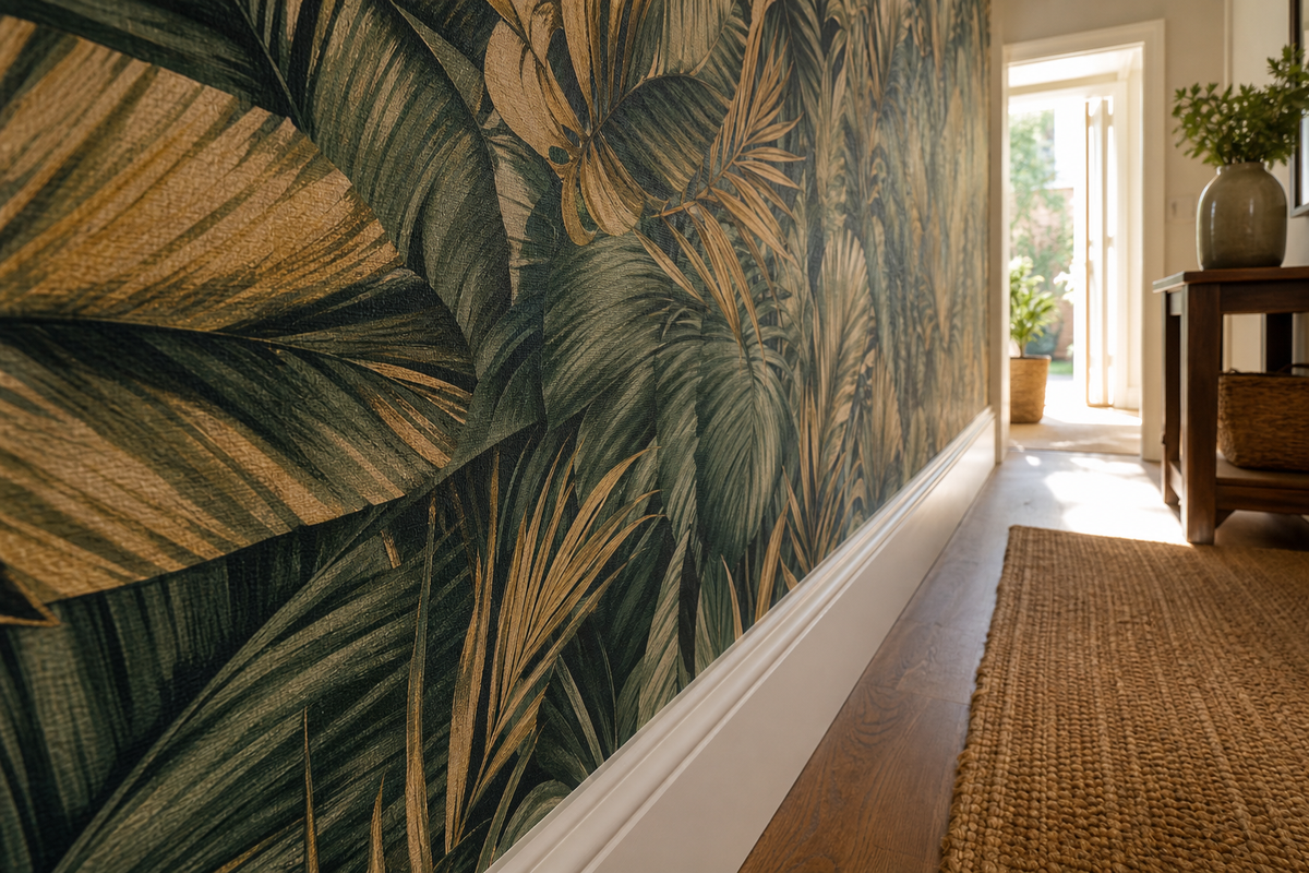 First impressions printed to fit your exact wall