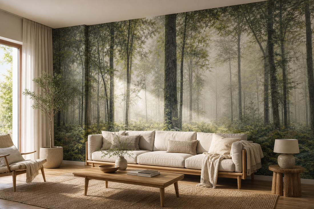 Your wall, covered in a single continuous scene