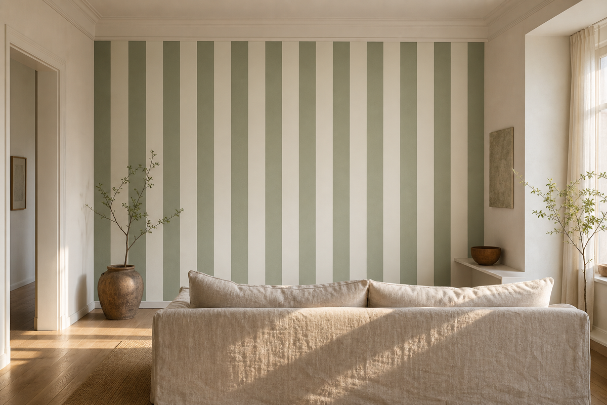 Striped patterns, sized to your exact wall
