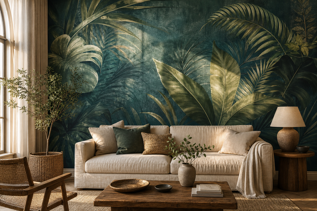 Teal walls that shift a room's entire mood