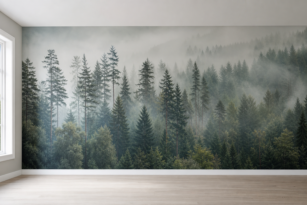 Printed room-scale, fitted to your exact wall