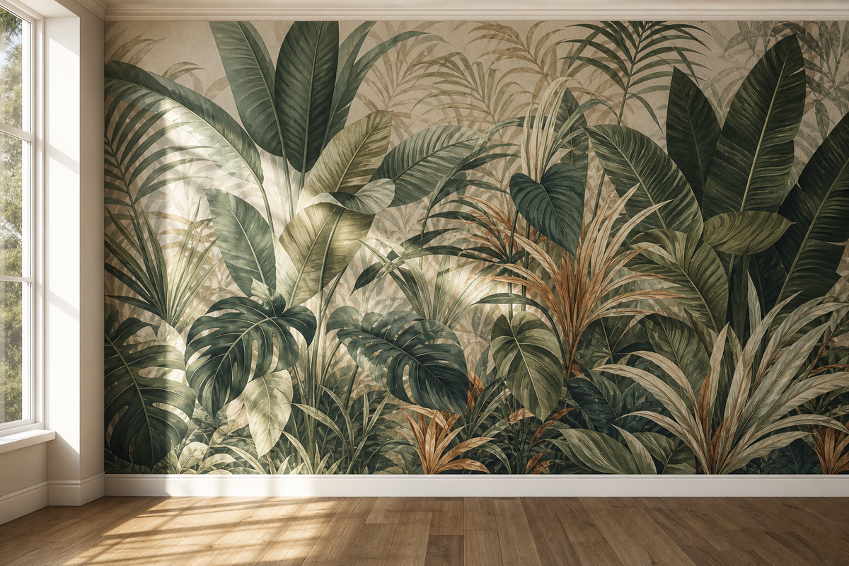 Your wall, your scene, printed room-scale to order