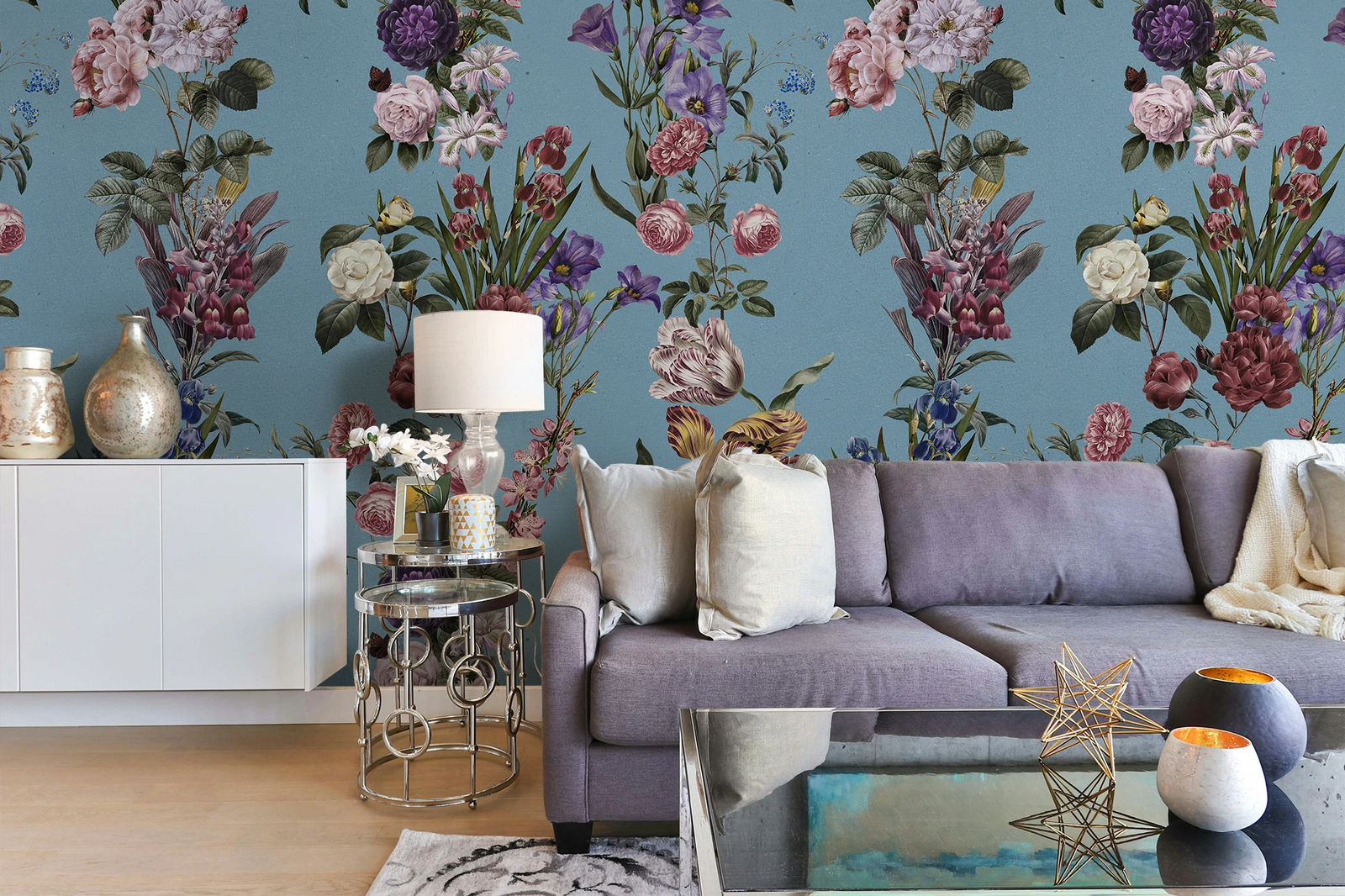 Grand Bouquet: Dusty Blue