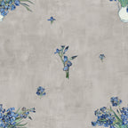 Van Gogh's Flowers Blue
