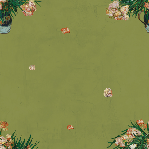 Van Gogh's Flowers Green