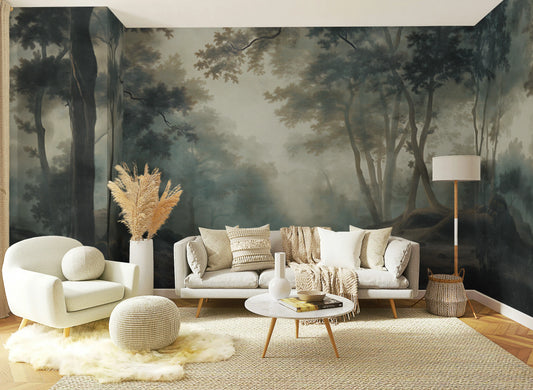 Forest Wallpaper Mural Wallcovering Nature Wild Palace Art 