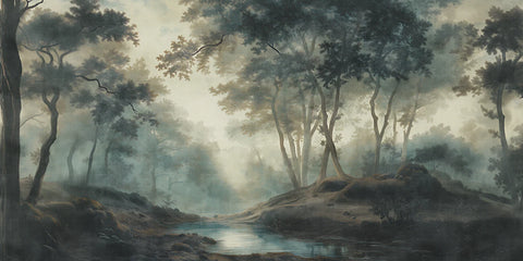 Forest Wallpaper Mural Wallcovering Nature Wild Palace Art 