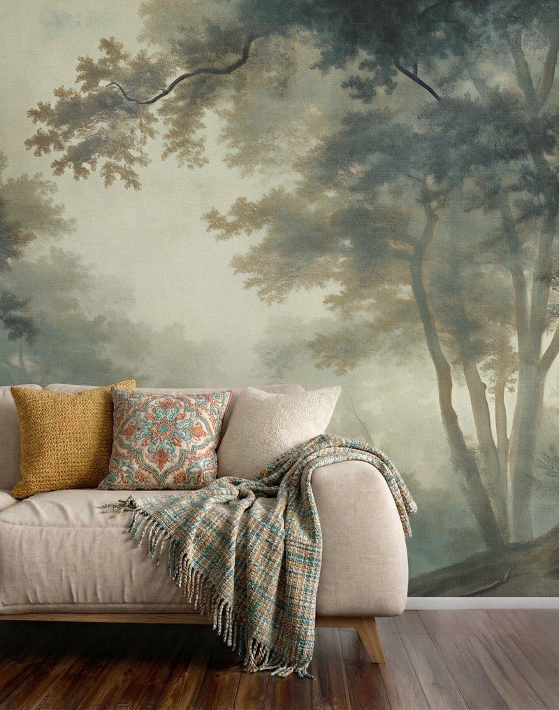 Forest Wallpaper Mural Wallcovering Nature Wild Palace Art 