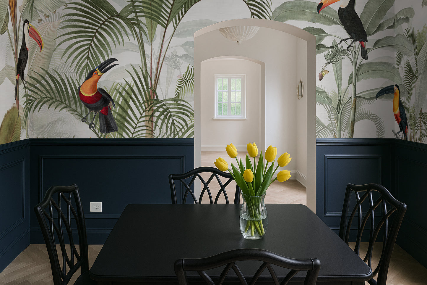bird tropical wallpaper toucan mural junge
