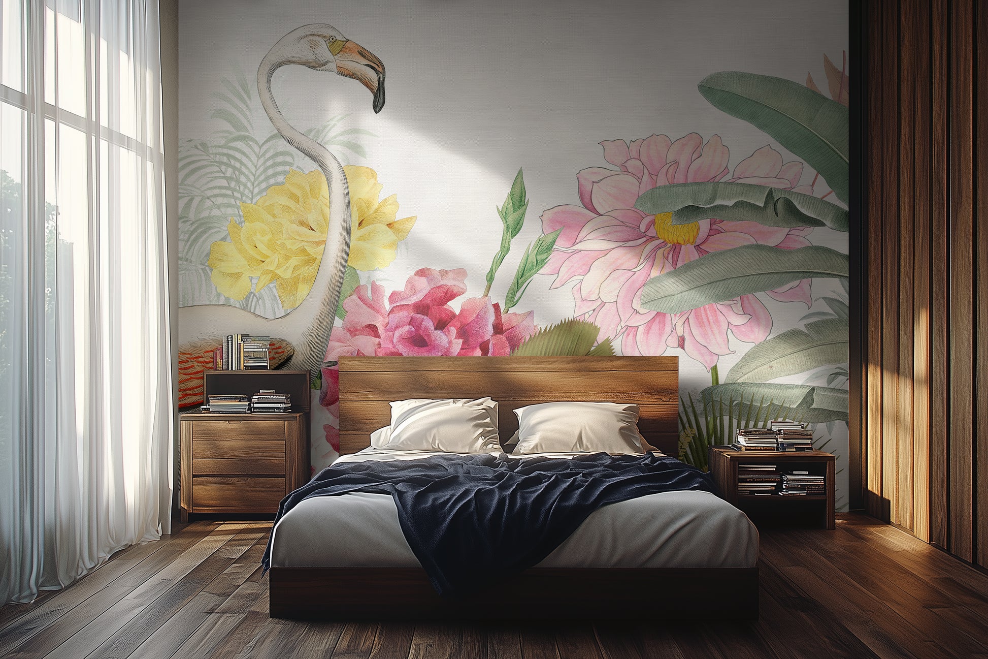 Jungle Wallpaper Mural Tropical Forest bedroom