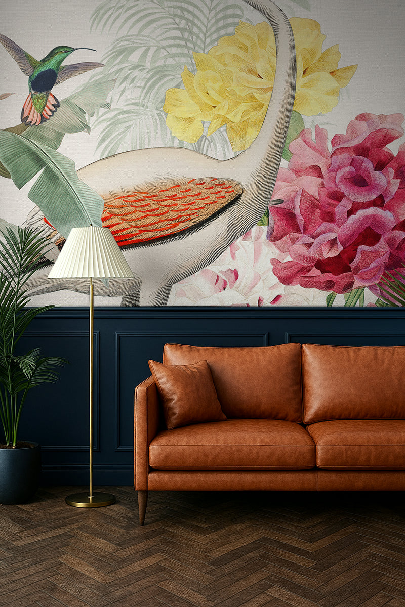 Jungle Wallpaper Mural Tropical Forest living room 