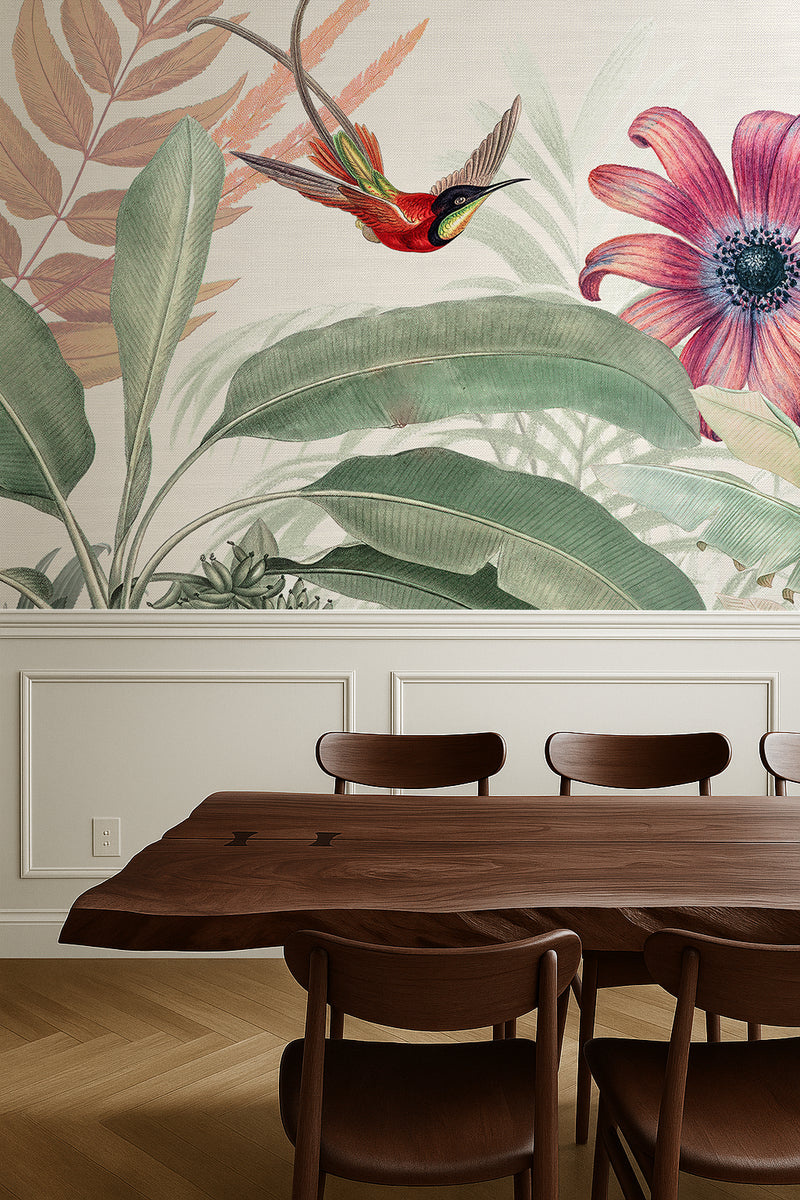 Jungle Wallpaper Mural Tropical Forest dining room