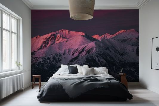 The Mountains Drenched in Wine