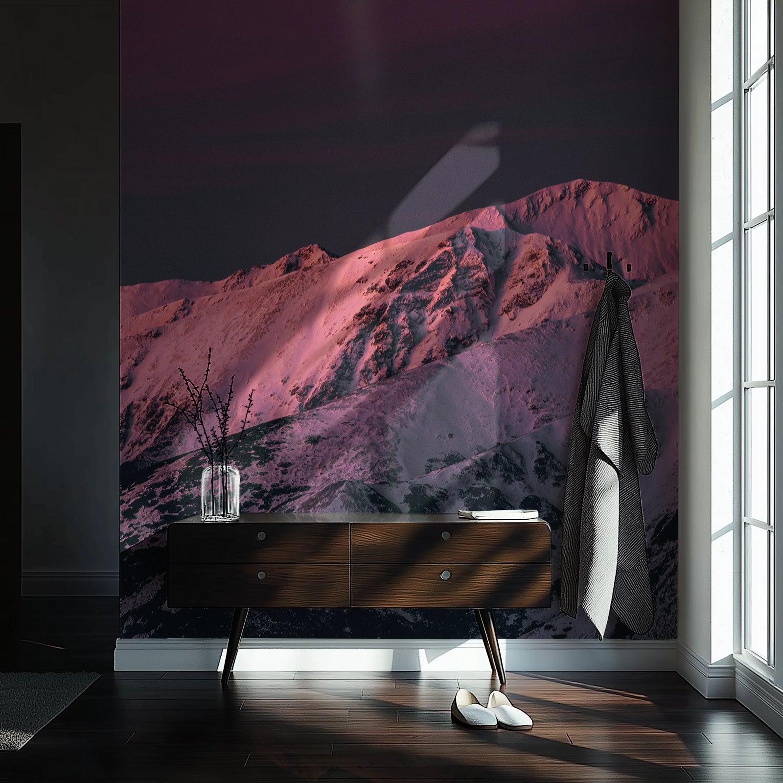 The Mountains Drenched in Wine