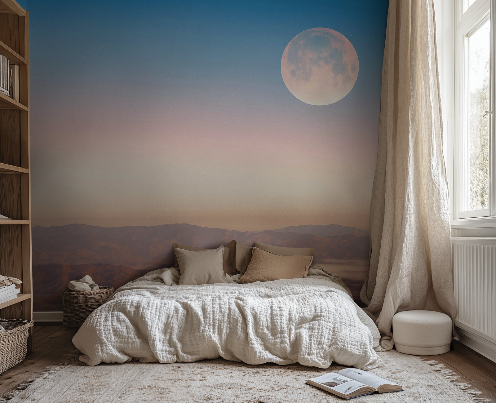 Moonrise Over Dust