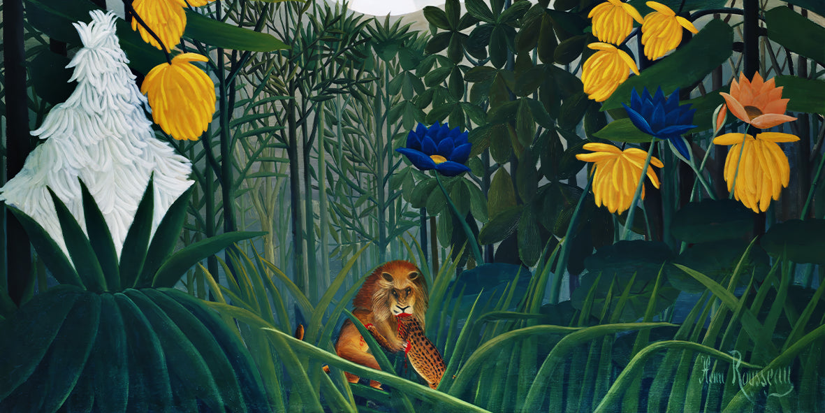 The Repast of the Lion – Henri Rousseau (1907)