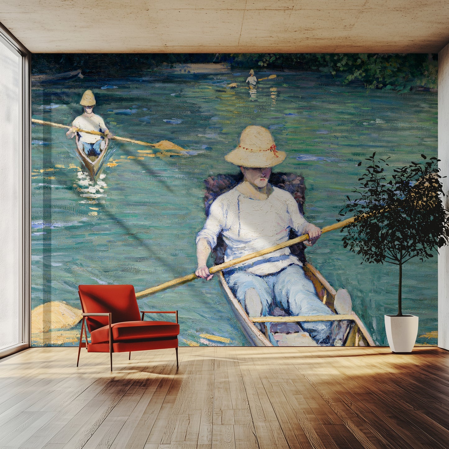 Skiffs – Gustave Caillebotte (1877)