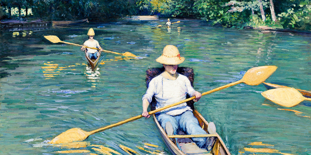 Skiffs – Gustave Caillebotte (1877)