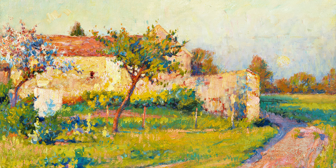 Spring in France – Robert William Vonnoh (c. 1890s)
